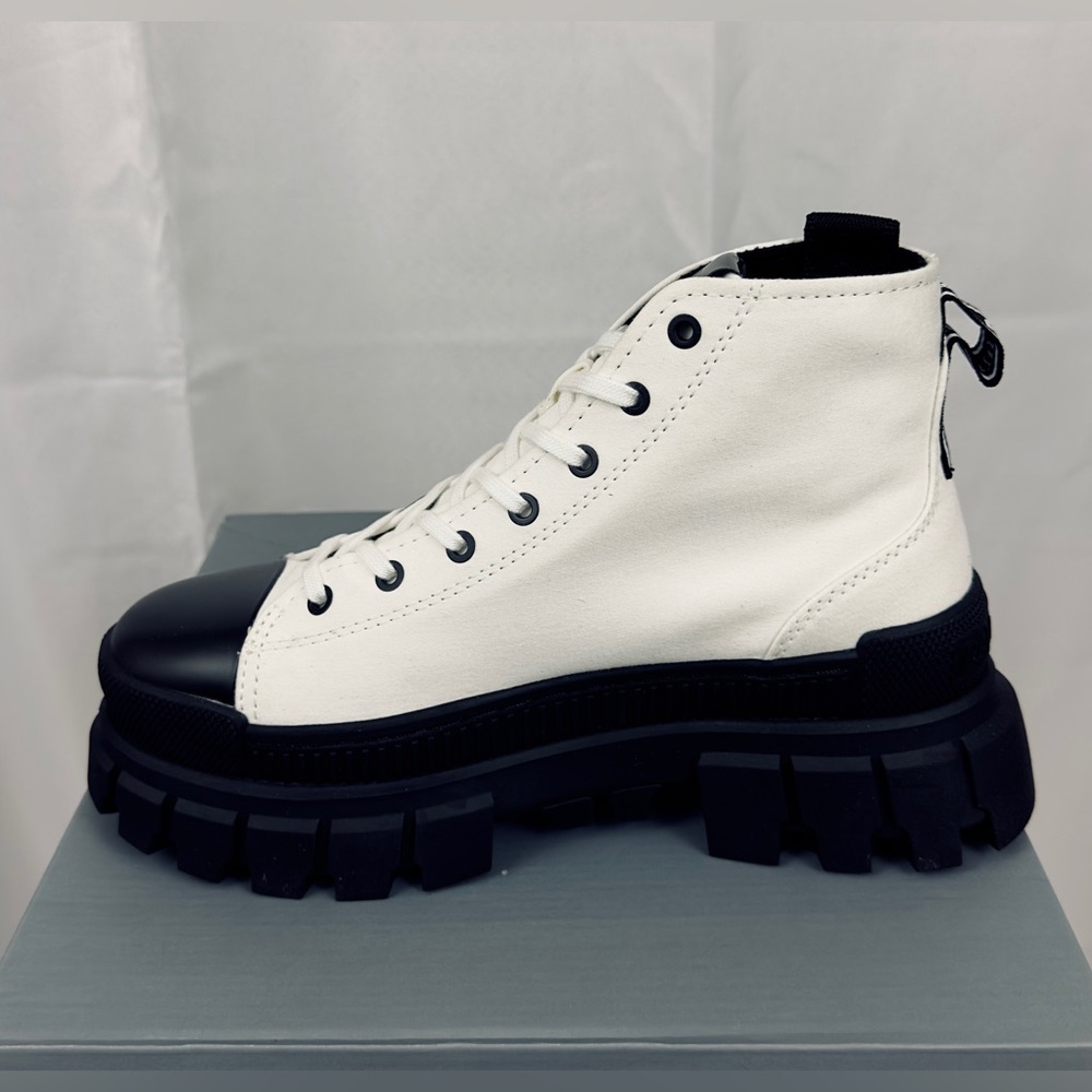 Palladium Women’s Revolt Hi TX StarWhite Chunky Platform Combat/Hiker Boots  NWT - Picture 6 of 13